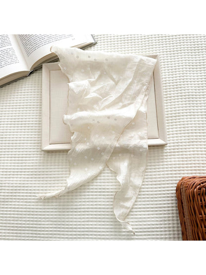 Scarvii - Ditsy Daisy Ruffle Edge Scarf