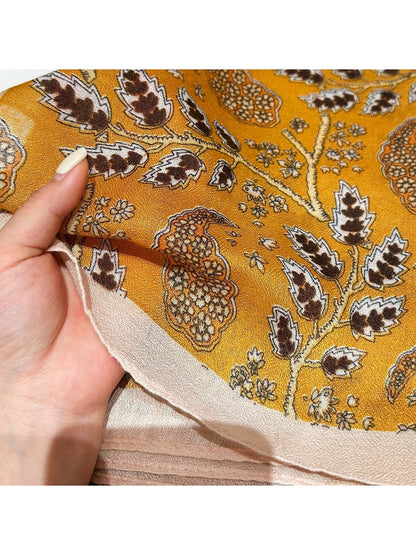 Scarvii - Elegant Plant Patterns Lightweight Wrap Scarf