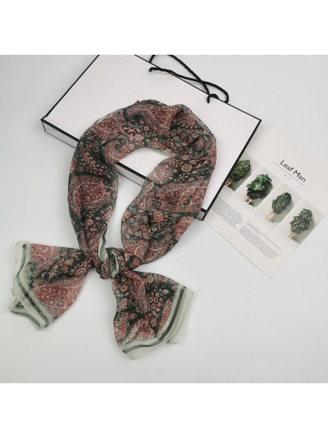 Scarvii - Boho Paisley Chiffon Scarf