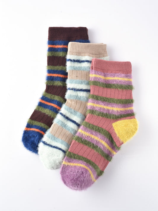 Rufia - Thick Striped Winter Warm Socks