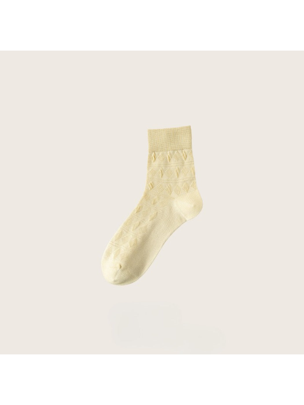 Rufia - Soft Geometric Textured Crew Socks product image 10