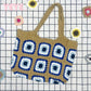 Cosbai - Handwoven Shoulder Bag – Coffee & Blue
