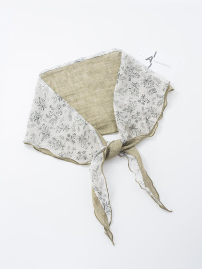 Scarvii - Boho Floral Triangle Bandana Scarf