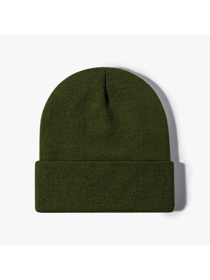 Haila - Solid Fine-Knit Cuffed Beanie