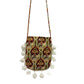 Cosbai - Retro Atlas-Pattern Knit Shoulder Bag - Vintage & Practical