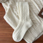 Rufia - Fluffy Soft Rib Knit Crew Socks
