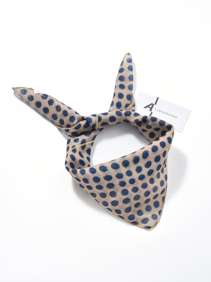 Scarvii - Lightweight Polka Dot Square Scarf