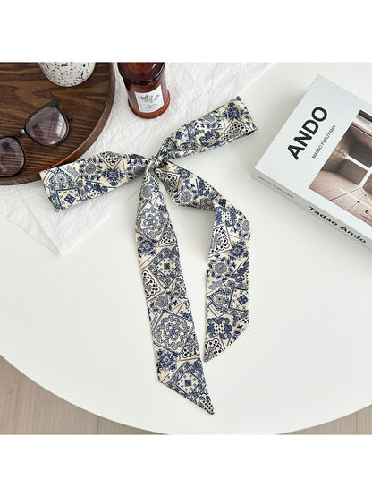 Scarvii Vintage Paisley Pattern Skinny Scarf