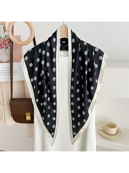 Scarvii Classic Polka Dot Triangle Scarf