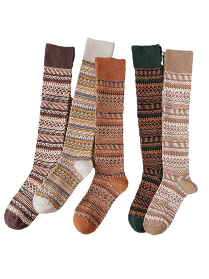 Rufia - Vintage Long Knee High Socks for Women