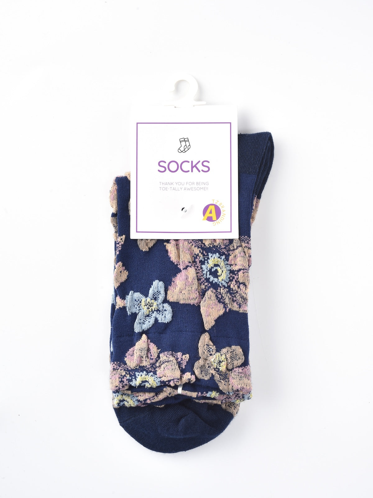 Rufia – Capsule Bold Bloom Pattern Crew Socks
