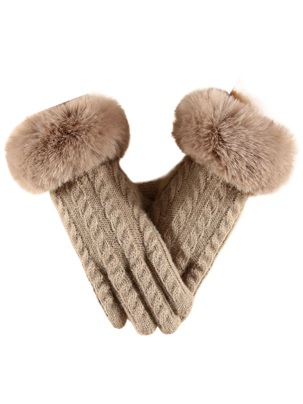 Gloving - Elegant Gloves with Fur Cuff