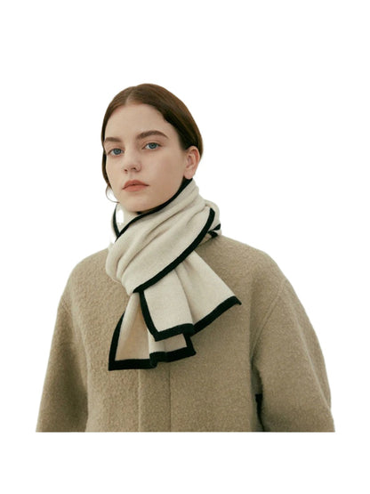 Scarvii - Contrast Knitted Scarf