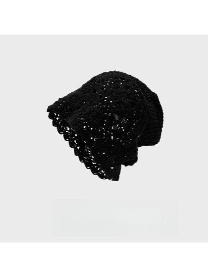 Haila - Bohemian Women's Openwork Crochet Beanie