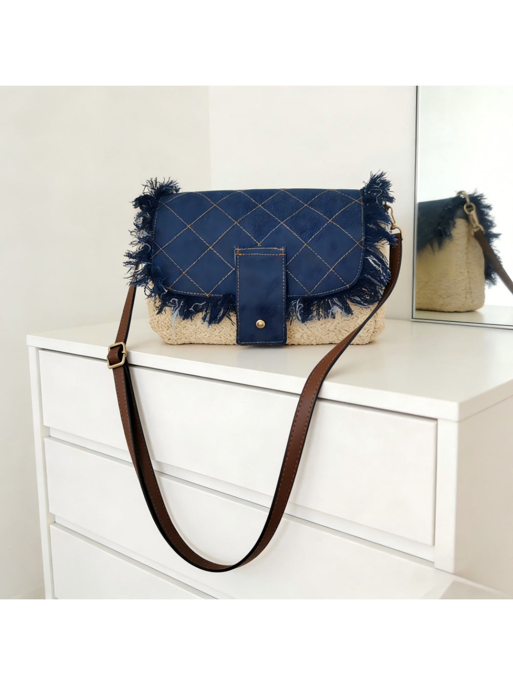 Cosbai Fringe Shoulder Saddle Bag product image