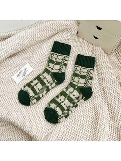 Rufia - Forest Pattern Crew Socks