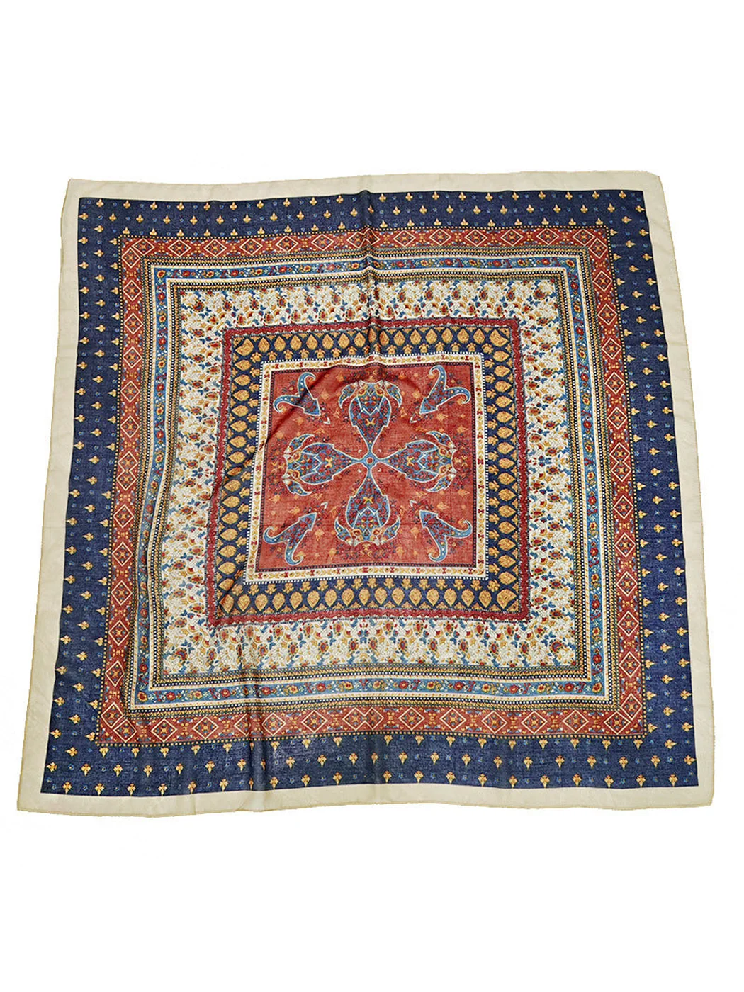 Scarvii - Vintage Paisley Border Scarf