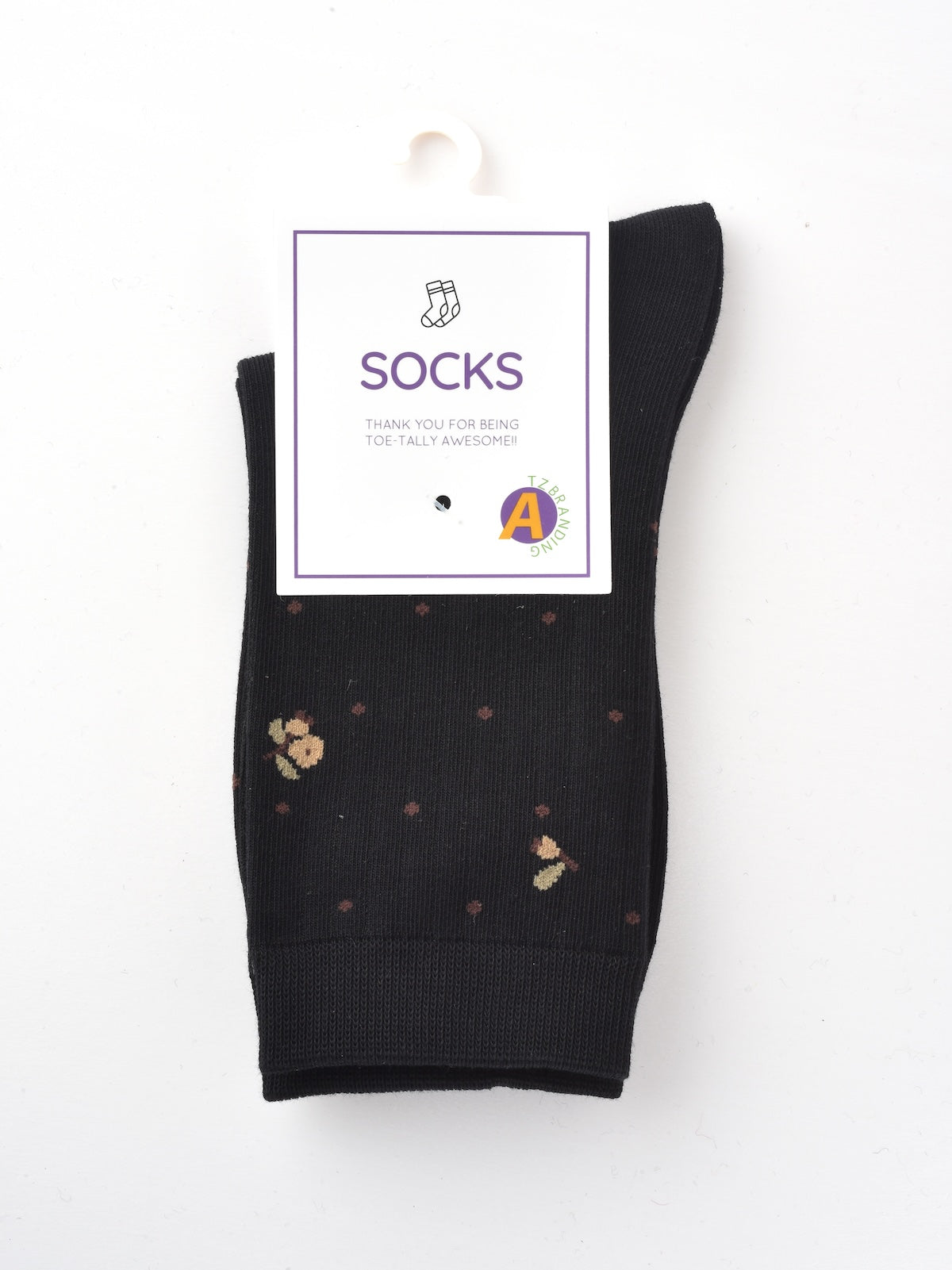Rufia - Retro Floral Mid-calf Socks