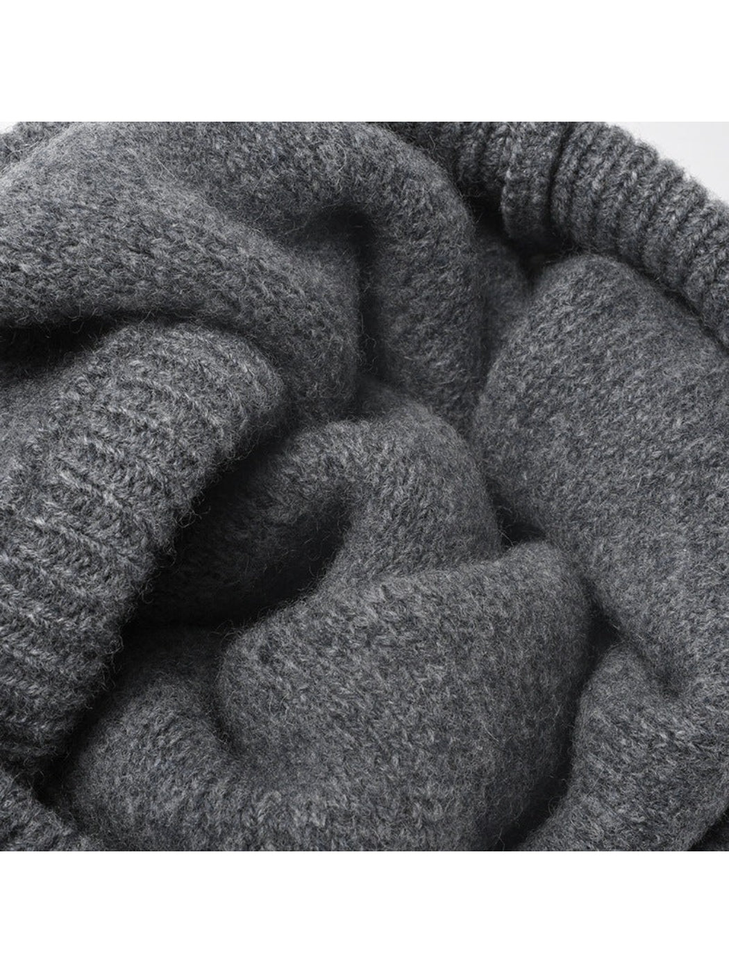 Haila - Drawstring Balaclava Hood with Ribbed Neck