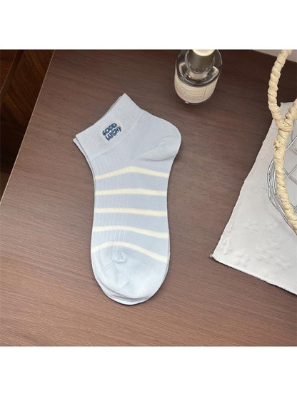 Rufia - Fresh Pattern Casual Ankle Socks