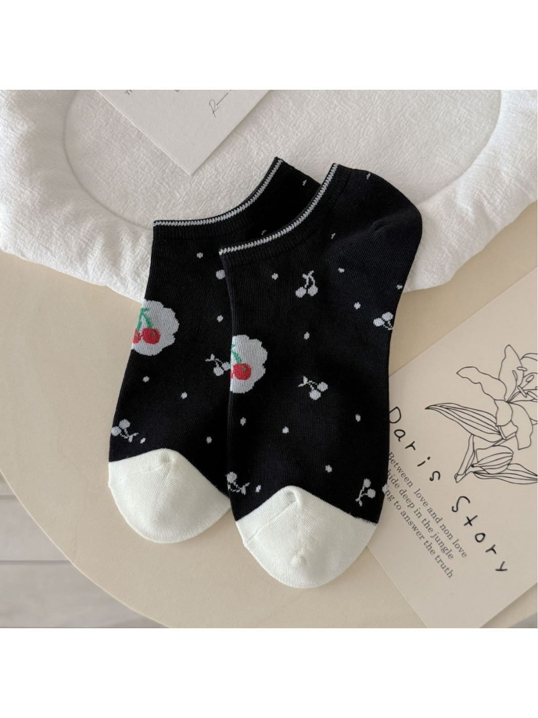 Rufia - Cute Cherry No Show Socks product image 4
