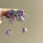 Earwish - Lace Rose Earrings – Elegant & Feminine