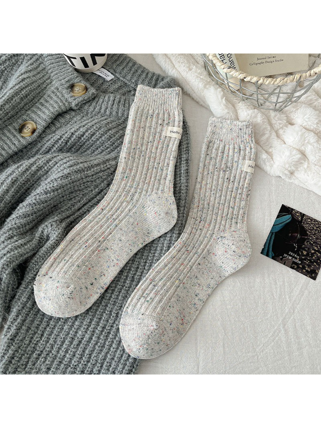 Rufia - Color Fleck Crew Socks product image 6