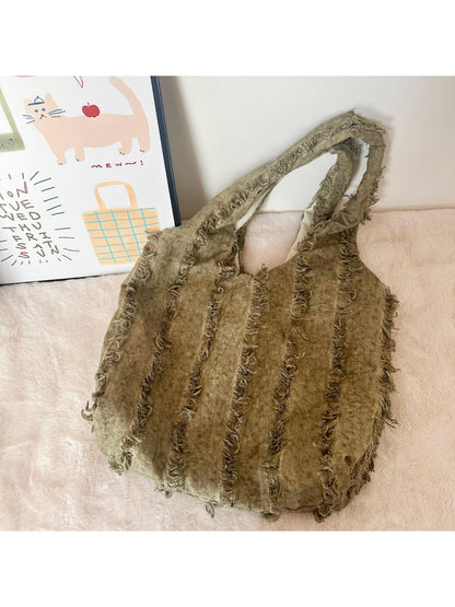 Cosbai - Elegant Soft Texture Shoulder Tote