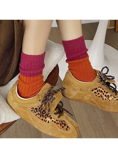 Rufia - Bold Colorblock Crew Socks