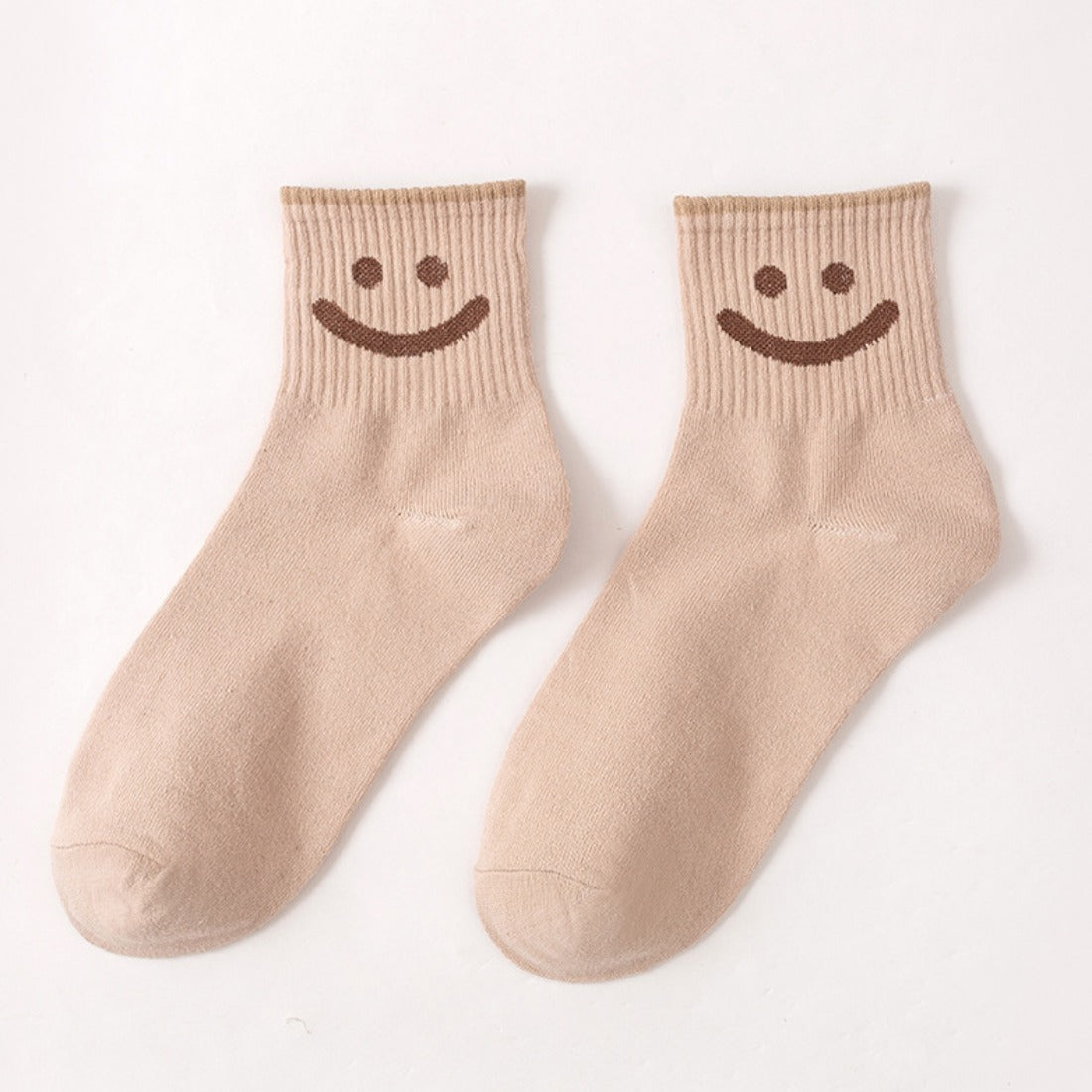 Rufia - Smiley Face Pattern Autumn Winter Socks