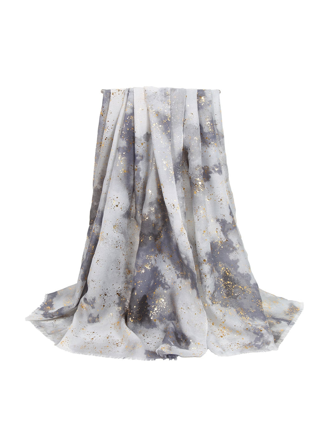 Scarvii - Watercolor Style Print Long Fashion Scarf