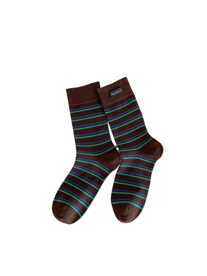 Rufia - Vintage Stripe Mid-Calf Socks