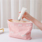 Cosbai - Embossed Bow Travel Makeup Storage Bag