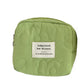 Cosbai - Quilted Floral Candy Color Coin Pouch