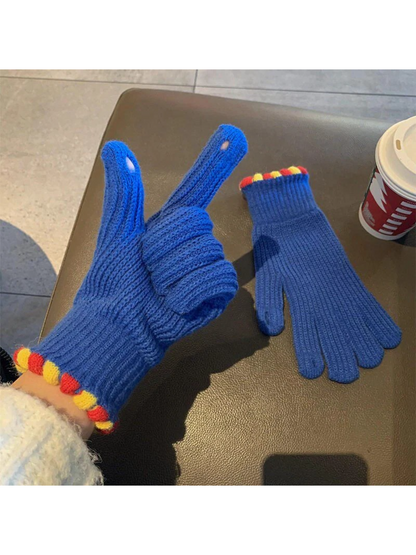 Gloving - Ribbed Knit Touchscreen Gloves