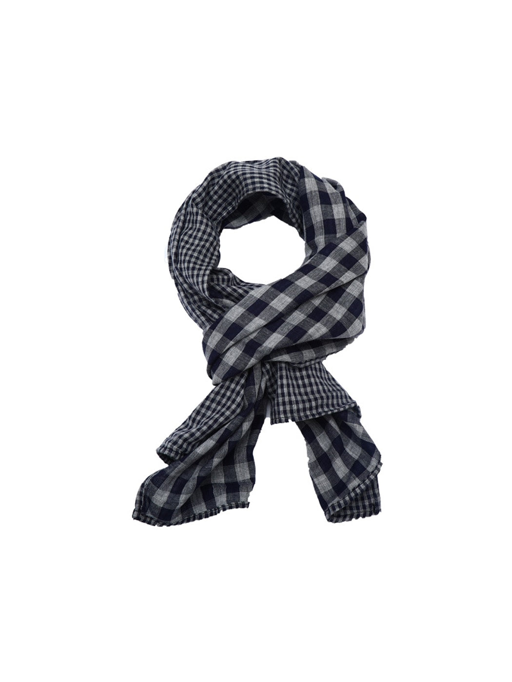 Scarvii - Geometric Plaid Rectangular Long Scarf