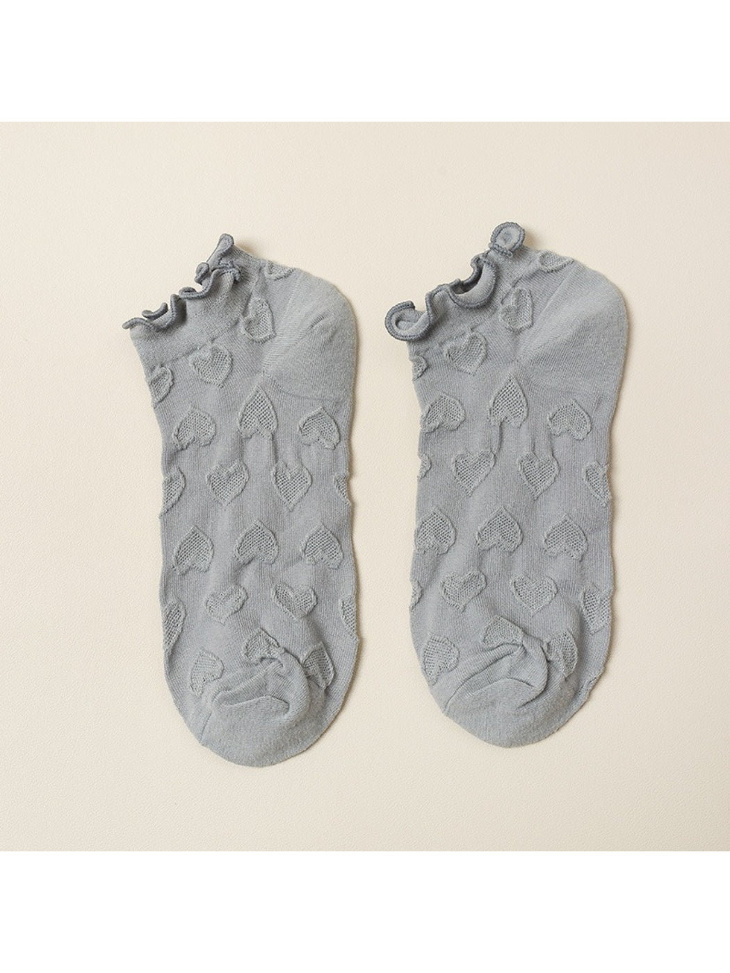 Rufia - Textured Heart Ankle Socks product image 8