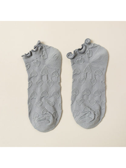 Rufia - Textured Heart Ankle Socks product image 8