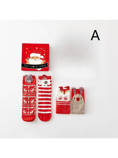Rufia - Christmas Socks Gift Box Set - Cute & Festive