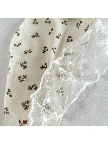Scarvii - Retro Lace Narrow Decorative Scarf