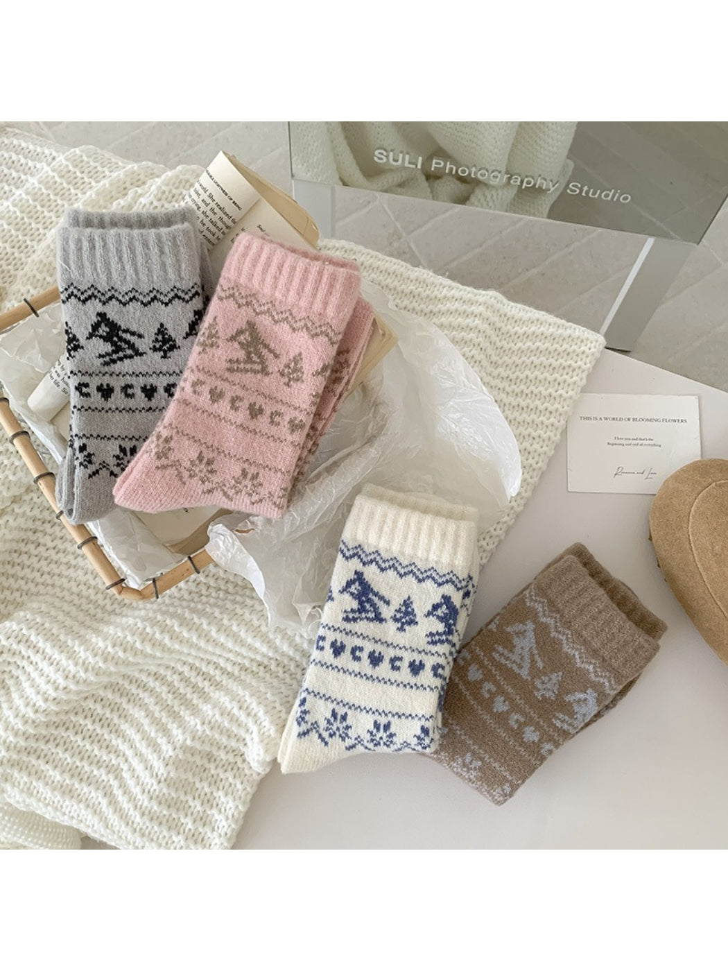 Rufia - Nordic Winter Pattern Socks