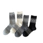 Rufia - Double-knit Mid-calf Socks with Bohemian-style