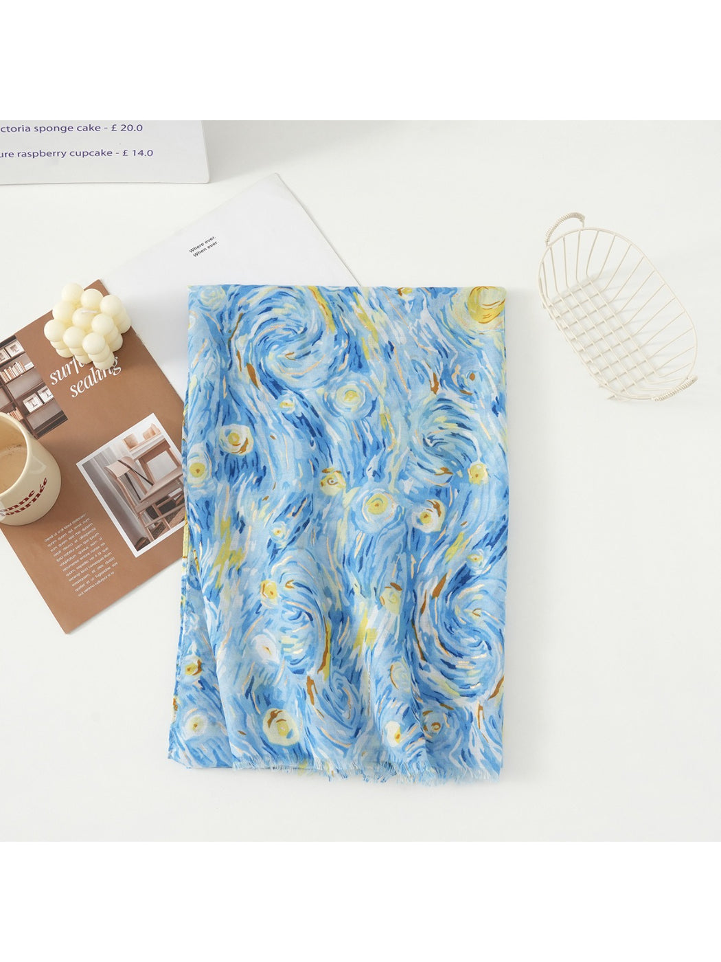 Scarvii - Dreamy Swirl Art Abstract Scarf