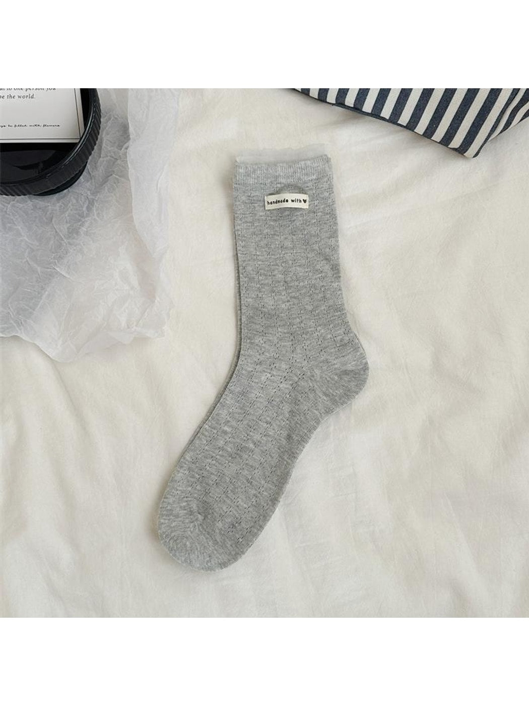 Rufia - Sweet Style Decorative Casual Crew Socks
