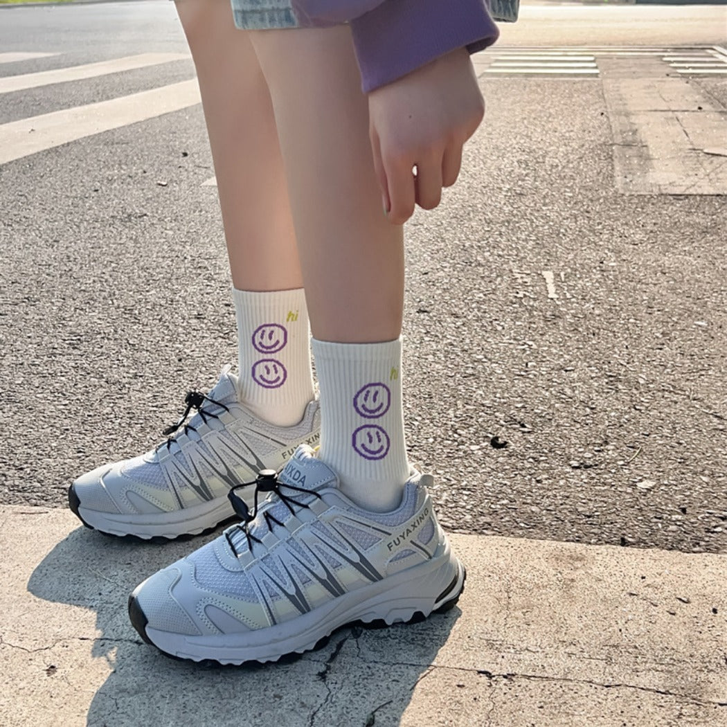 Rufia - Sporty Mid-Calf Socks - Breathable & Comfort