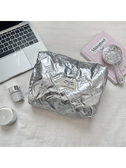 Cosbai - Bow Pattern Travel Cosmetic Bag