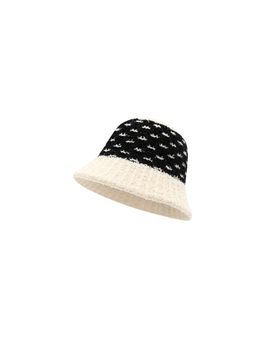 Haila - Color Block Knitted Bucket Hat