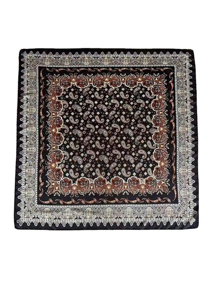Scarvii Ornate Paisley Square Scarf