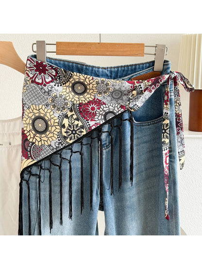Scarvii - Printed Triangle Scarf