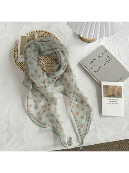 Scarvii - Polka Dot Long Neck Scarf